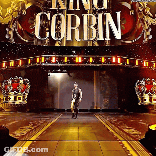 King Corbin Walking Down Aisle GIF
