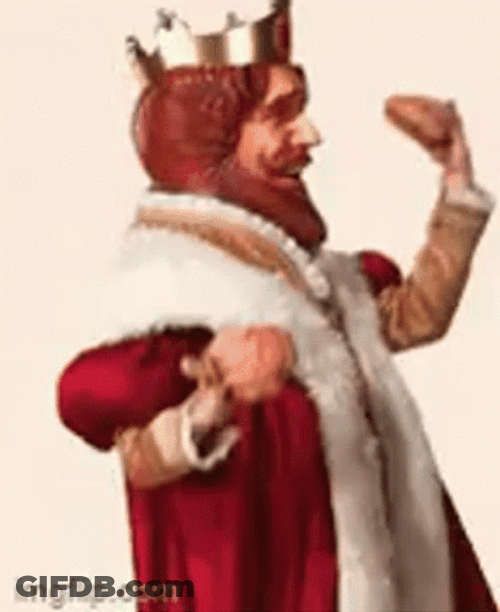 King Dancing Joyfully GIF