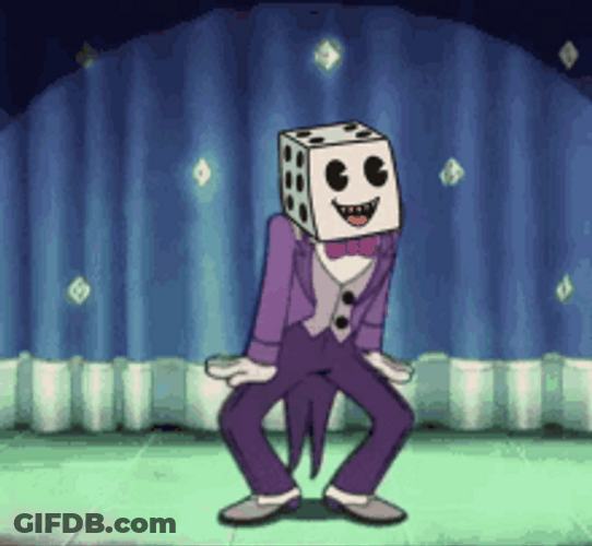 King Dice The Cuphead Show Animated Dance GIF