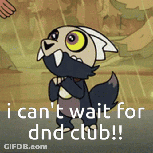 King From The Owl House Can't Wait For DnD Club GIF