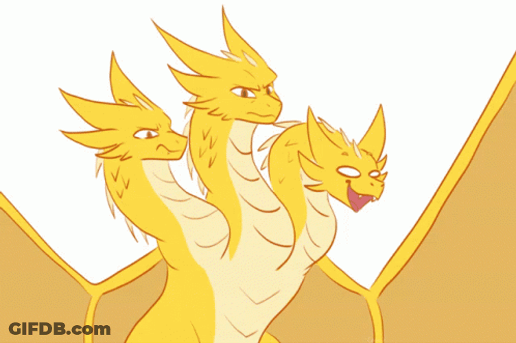 King Ghidorah Anime GIF