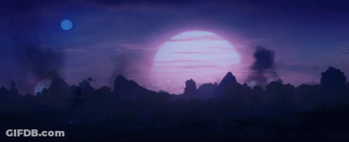 King Ghidorah Cartoon Drawing With Three Heads GIF