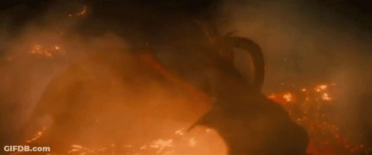 King Ghidorah Spread His Wings GIF