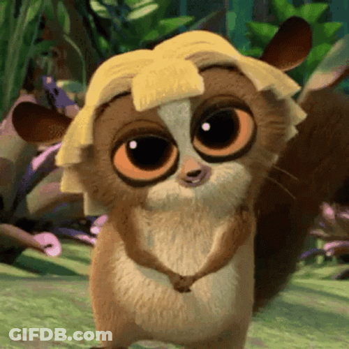 King Julien Mort Acting Incredibly Cute Wink GIF