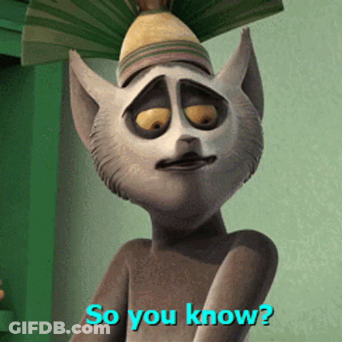 King Julien So You Know GIF