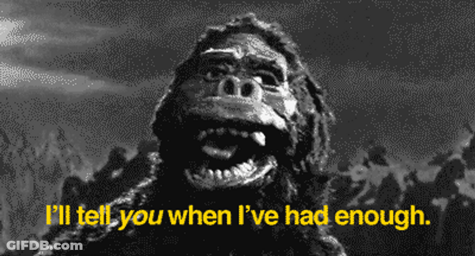 King Kong Drinking Wine Meme GIF