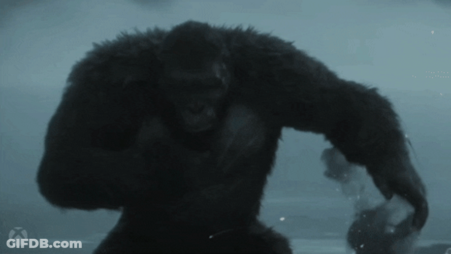 King Kong Gorilla Enraged GIF