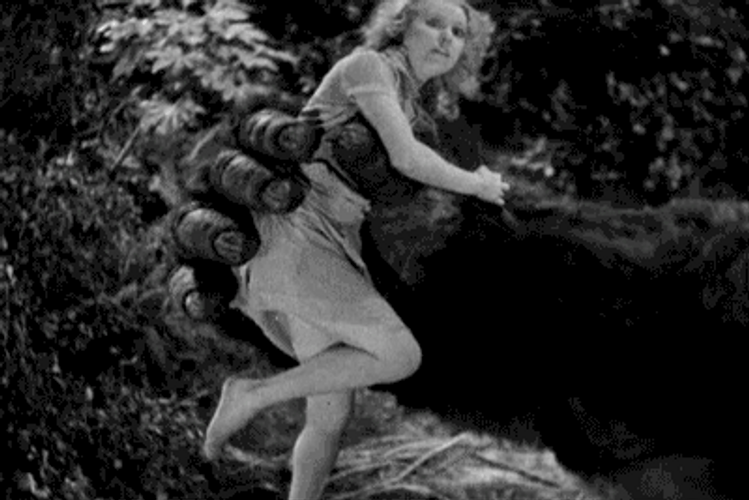 King Kong Holding Ann In His Hand Classic Movie GIF
