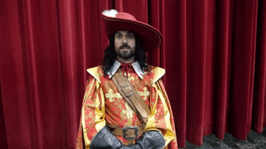 King Of Pirates Musketeer So So Sign GIF