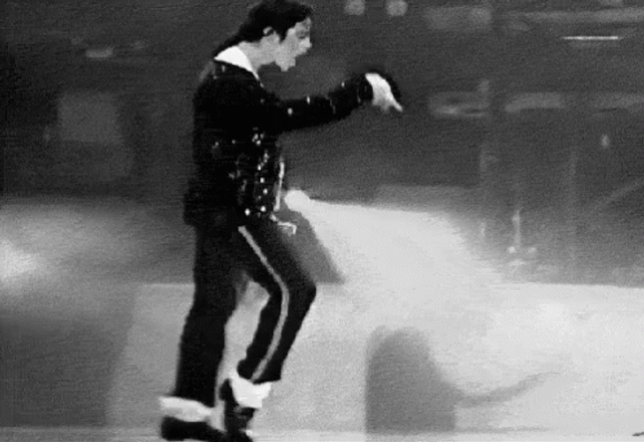 King Of Pop Michael Jackson Moonwalk GIF