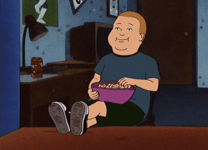 King Of The Hill Bobby And Popcorn GIF