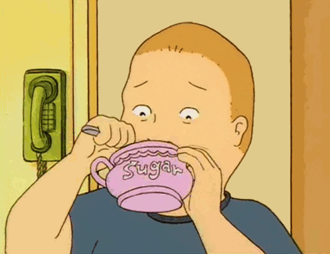 King Of The Hill Bobby Eating Sugar GIF