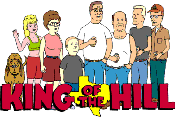 King Of The Hill Casts With Logo GIF