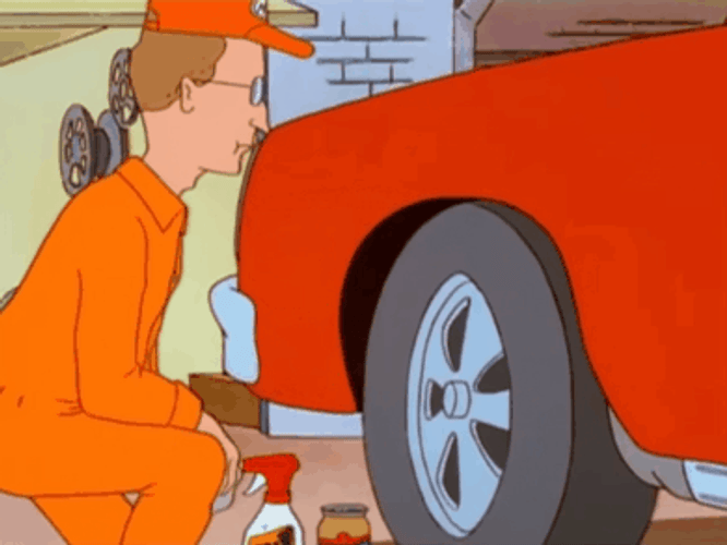 King Of The Hill Dale Spit GIF