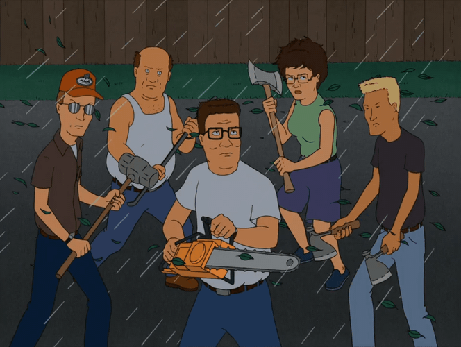 King Of The Hill Fight Buddies GIF