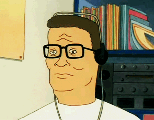 King Of The Hill Hank And Music GIF