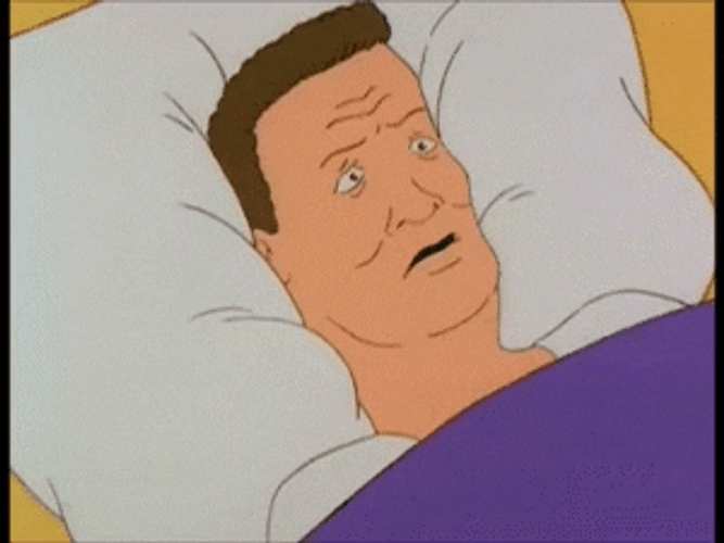 King Of The Hill Hank Difficult Sleeping GIF