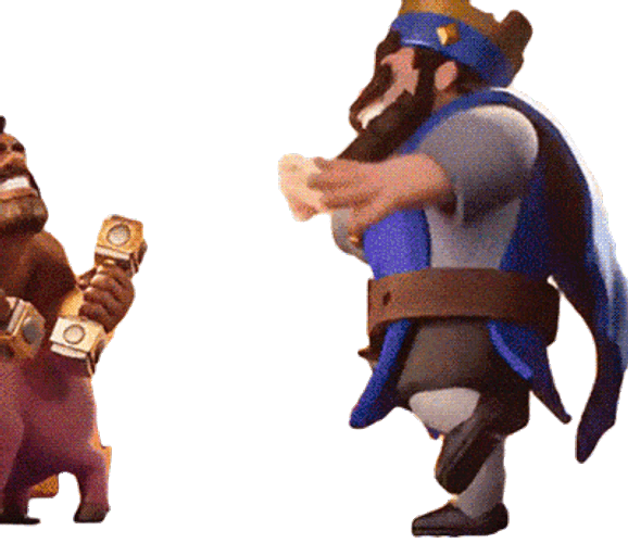 King Powering Hog Rider GIF