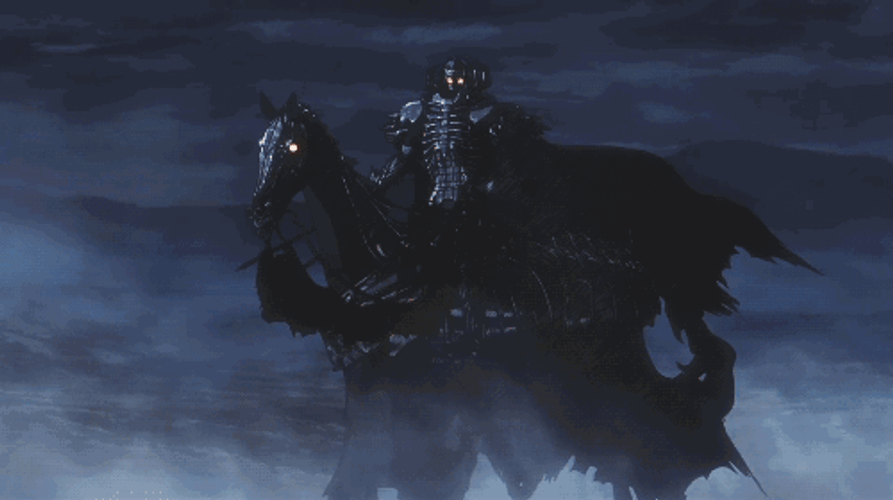 King Riding A Horse GIF