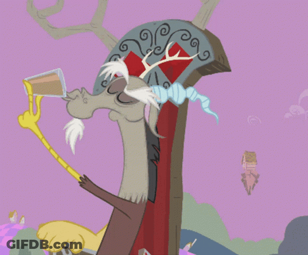 King Sombra Drinking Mlp GIF