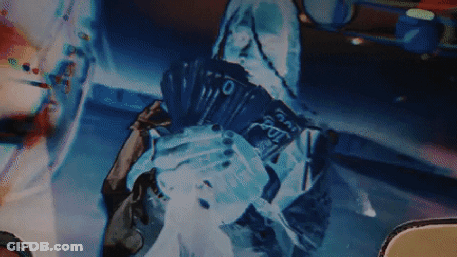 King Von Sorts Money In Hand GIF