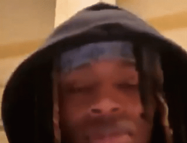 King Von Squints GIF