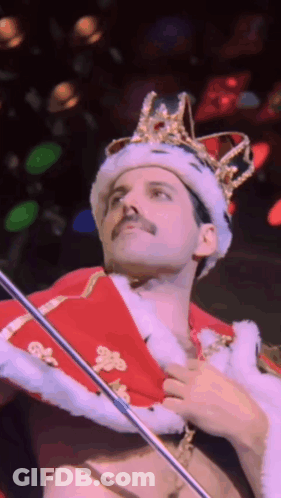 King With Crown And Sash GIF