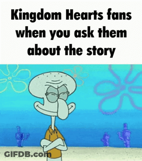 Kingdom Hearts Fans Squidward GIF