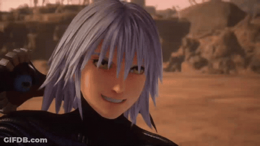 Kingdom Hearts Riku Laughing GIF
