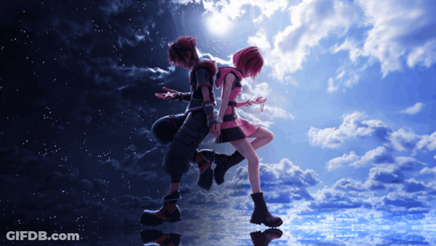 Kingdom Hearts Sora And Kairi GIF