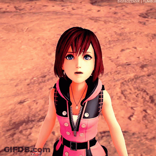 Kingdom Hearts Sora Hugging Kairi GIF