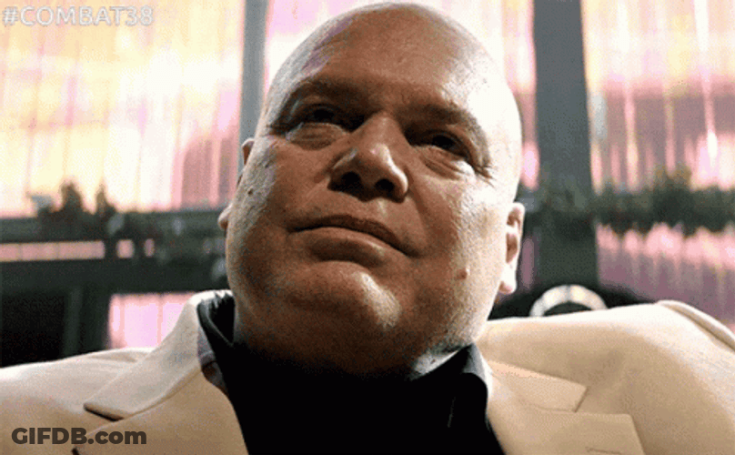 Kingpin Annoyed Twitching GIF