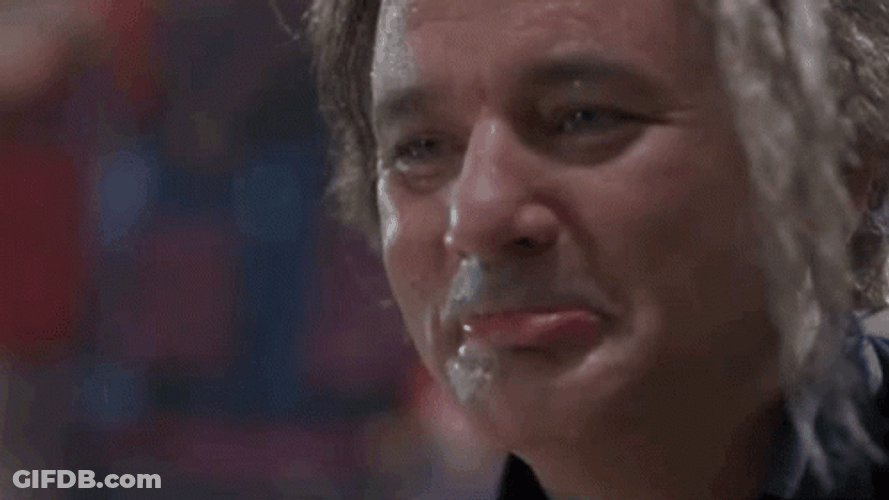 Kingpin Bill Murray Crying Celebration GIF