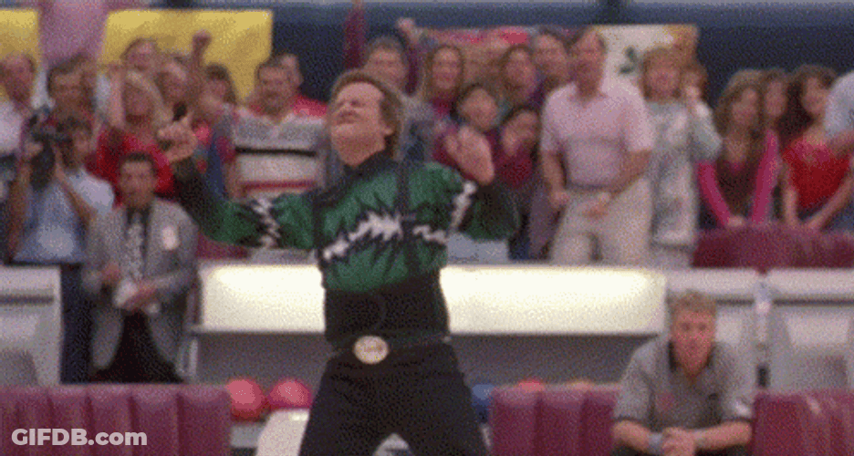 Kingpin Bill Murray Gyrating Celebration GIF
