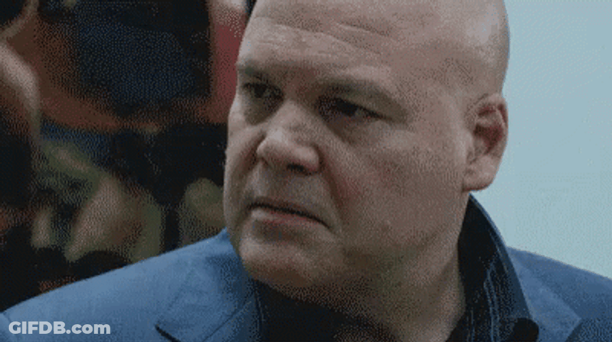 Kingpin Disappointed Face GIF