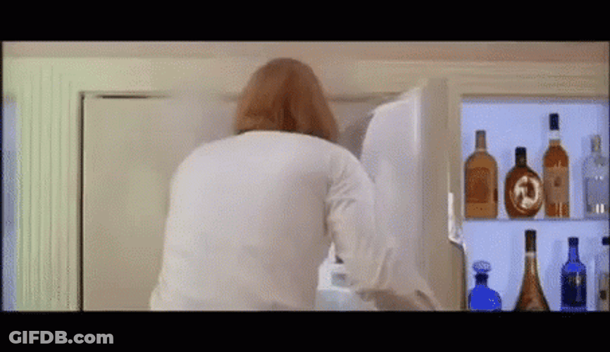 Kingpin Getting Beer From Fridge GIF