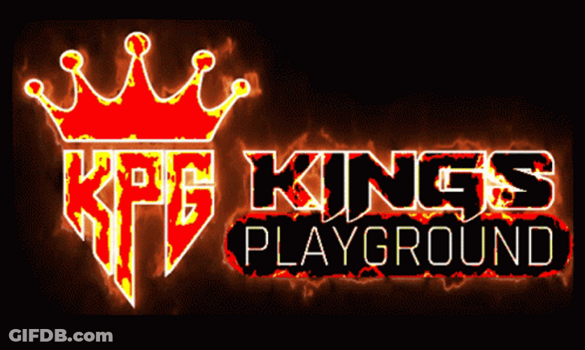 Kings Playground Fiery Logo GIF