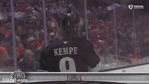 Kings Power Play Goal On Screen GIF