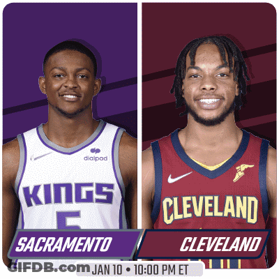 Kings Vs Cavaliers Game January 10 10 PM ET GIF