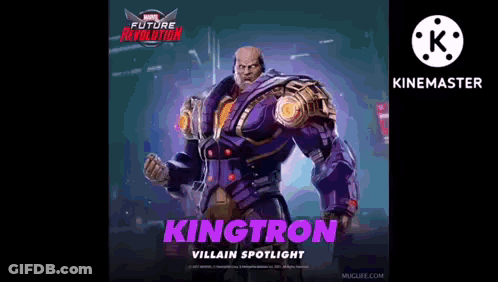 Kingtron Villain Spotlight In Marvel Future Revolution GIF