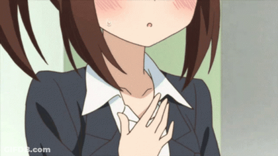 KIniro Mosaic Akari Kuzehashi Heart Pumping GIF