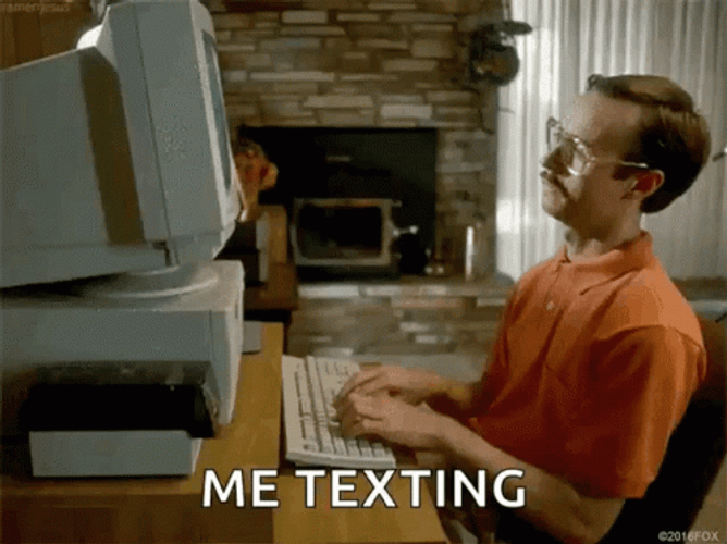 Kip Napoleon Dynamite Me Texting GIF
