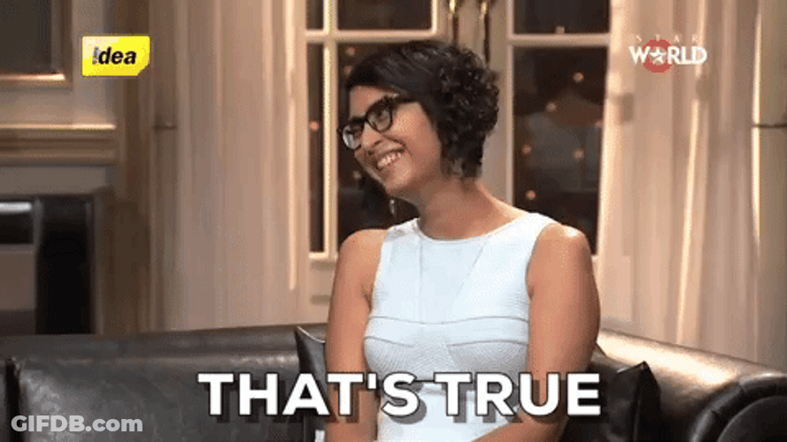 Kiran Rao True Dat That's The Feeling GIF