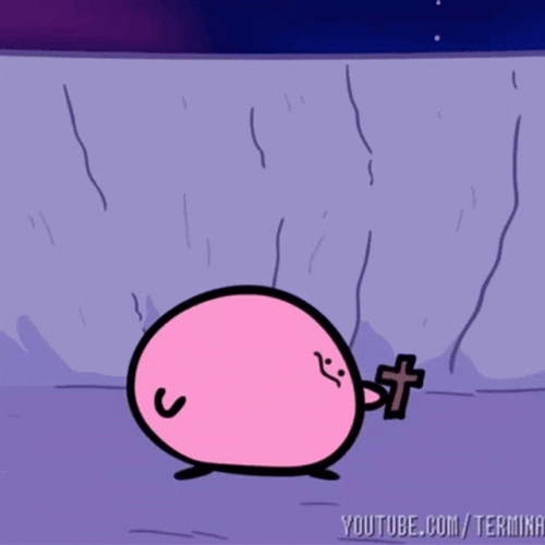 Kirbo Frantic Running Around GIF