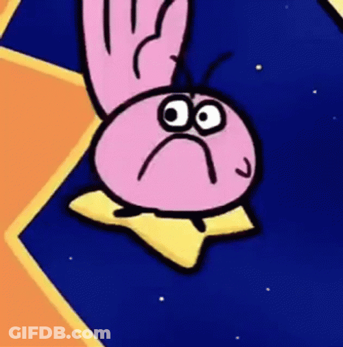 Kirbo Frustrated Tapping Enemy GIF