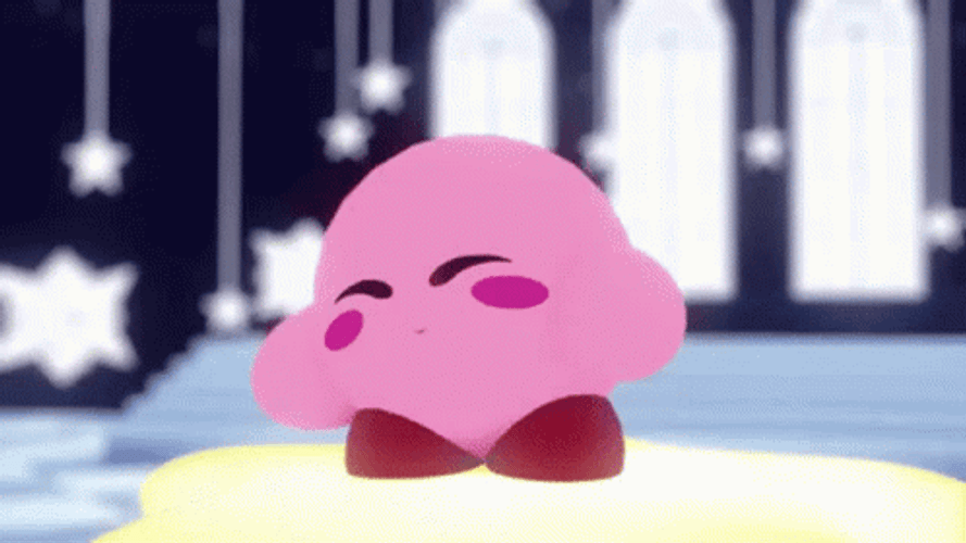 Kirby Dancing Star Performance GIF