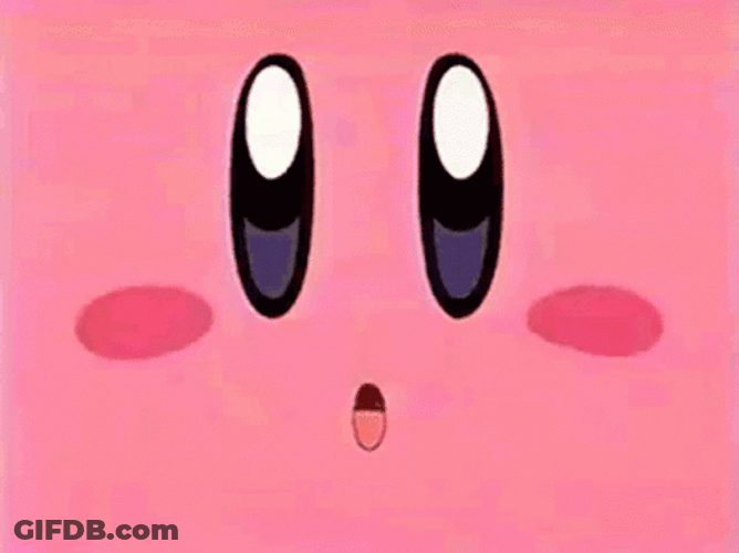 Kirby Happily Bowing GIF