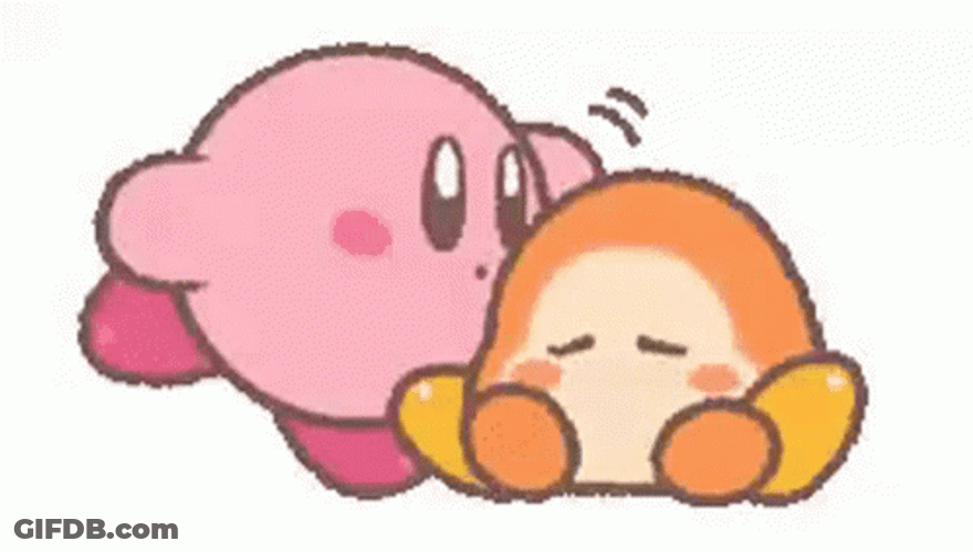 Kirby Head Pat GIF