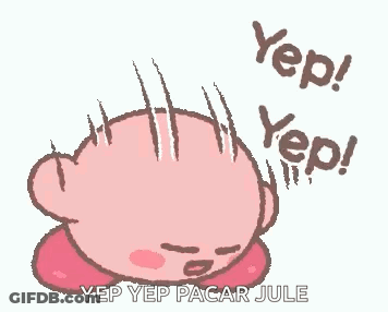 Kirby Is A Cartoon Character From The Video Game Nintendo Wii . GIF
