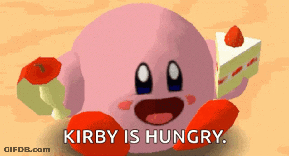 Kirby Is Hungry Meme GIF